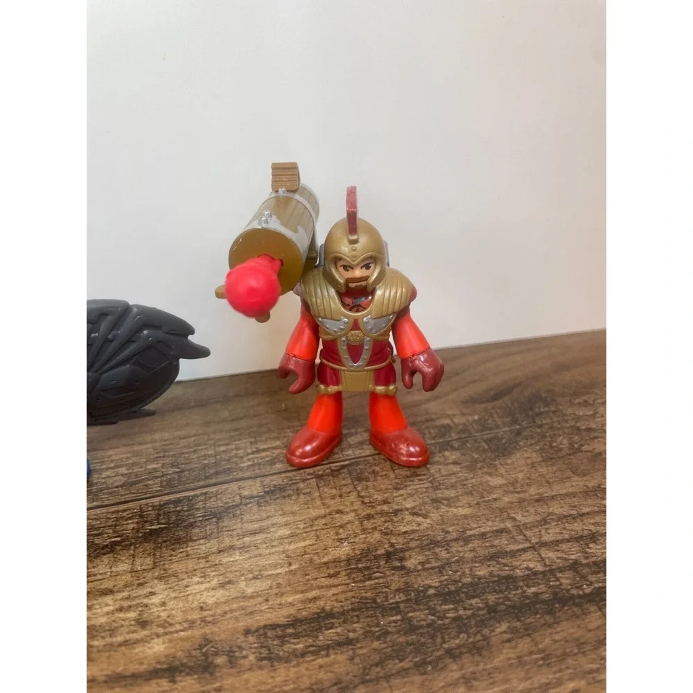 Lot of 3 Imaginext Knight Figures Armor Masks Shield Sword Moon